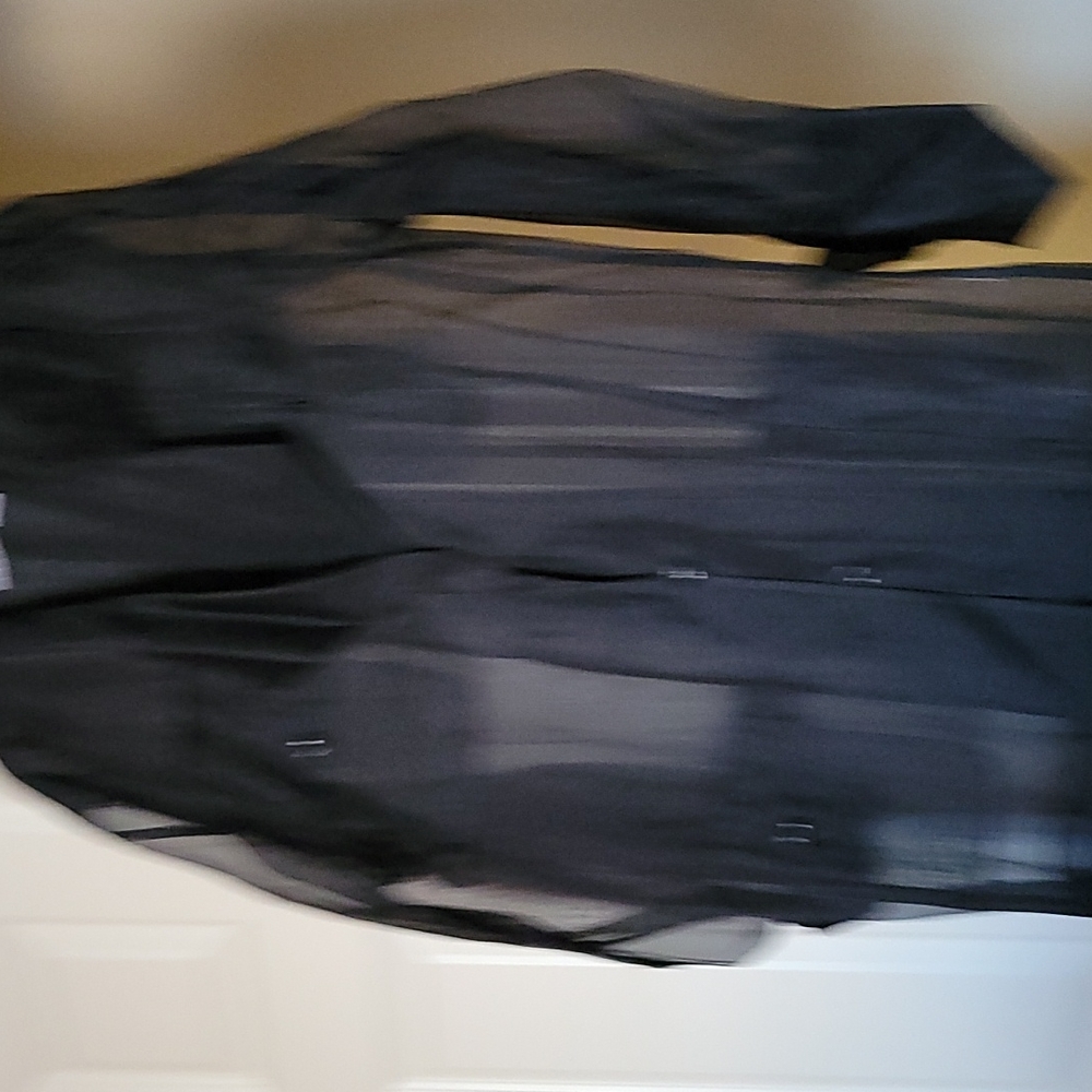 Ladies Sheer Black Blouse